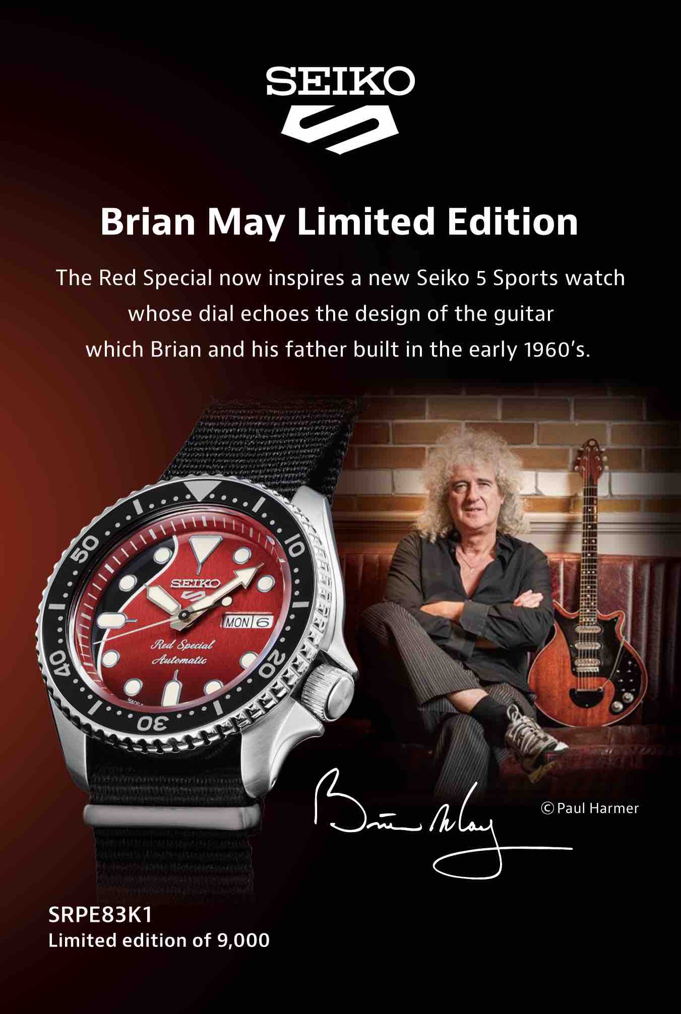 Brian may seiko 5 sale